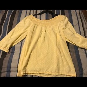 Style & Co. Yellow BlouseSize 12